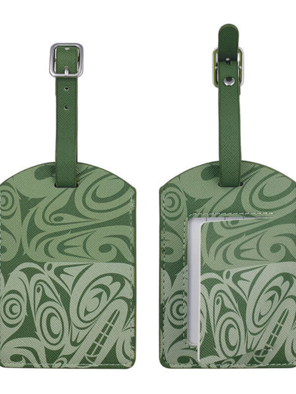 Luggage Tag - Urban Wolf by Maynard Johnny, Jr
