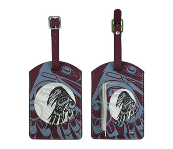 Luggage Tag - Raven Moon by Allan Weir