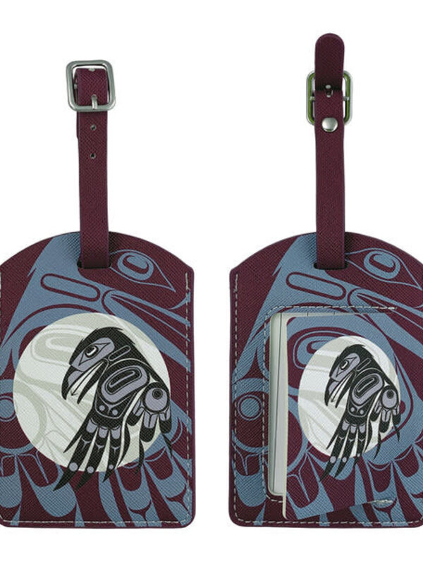Luggage Tag - Raven Moon by Allan Weir
