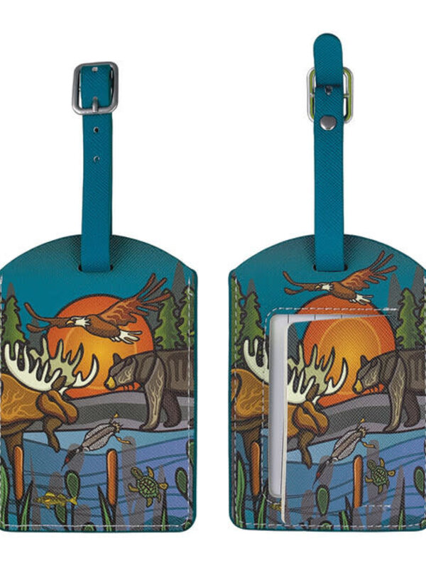Luggage Tag - All My Relatives by Storm Angeconeb