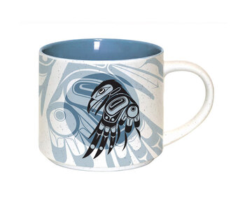 16 oz Ceramic Mug - Raven Moon by Allan Weir