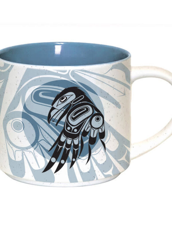 16 oz Ceramic Mug - Raven Moon by Allan Weir