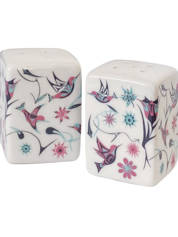 Salt & Pepper Shaker Set - Hummingbirds by Nicole LaRock