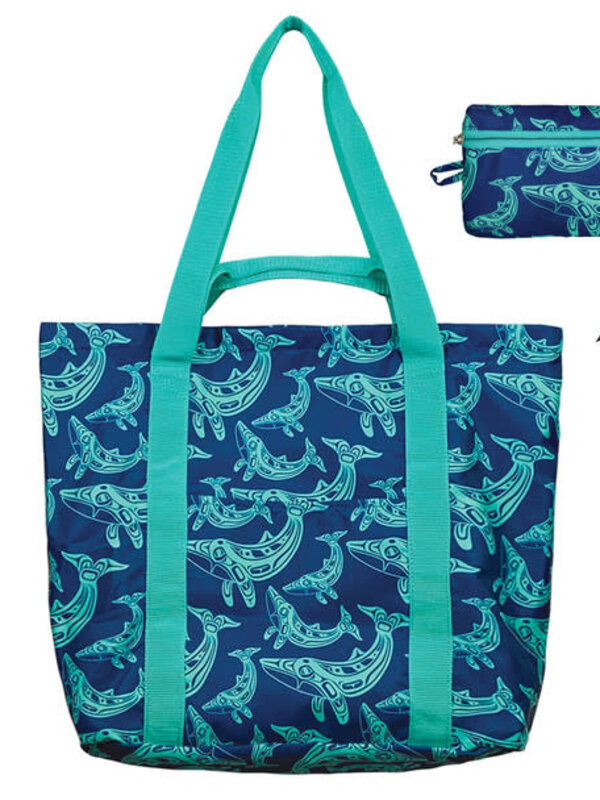 Packable Tote - Humpback Whale by Gordon White