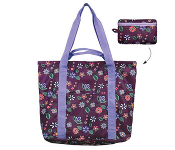 Packable Tote - Ojibwe Florals by Storm Angeconeb