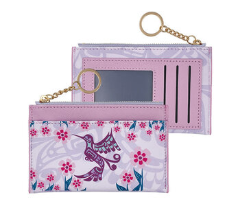 Zippered Card Wallet - Hummingbird by Francis Dick