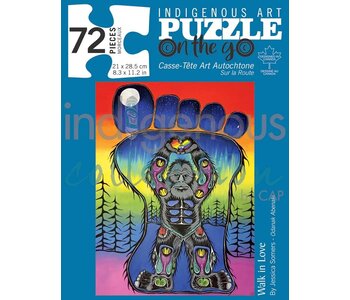 72 Piece Puzzle in Tin - Walk in Love by Jessica Somers