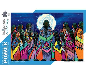 1000 piece Puzzle- Full Moon Ceremony by Jackie Traverse