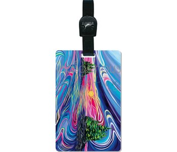 Luggage tag Reflect & Grow with Love by Shawna Boulette Grapentine