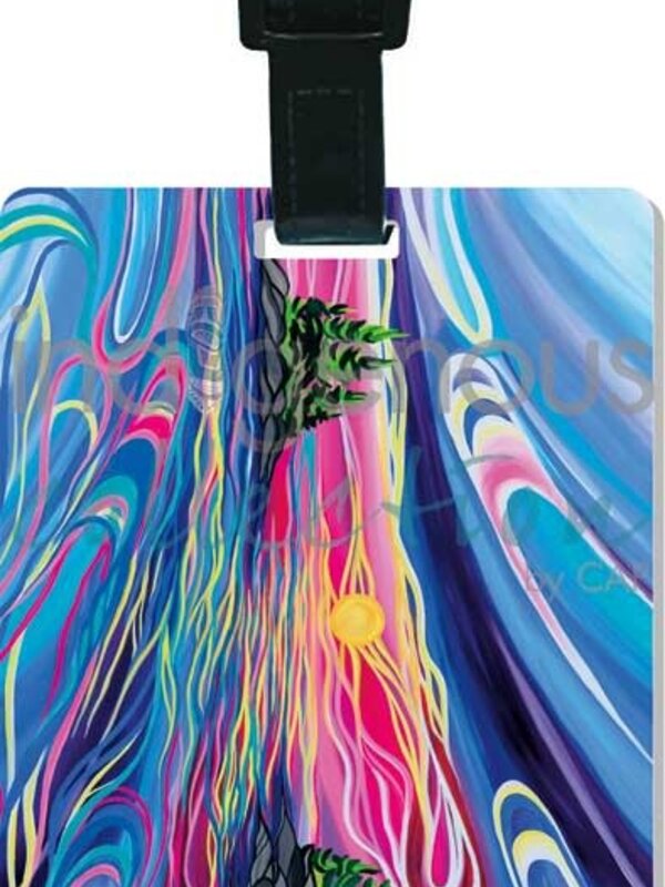 Luggage tag Reflect & Grow with Love by Shawna Boulette Grapentine