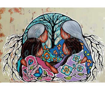 Art Cards 6" x 9" Tree of Knowledge by Jackie Traverse