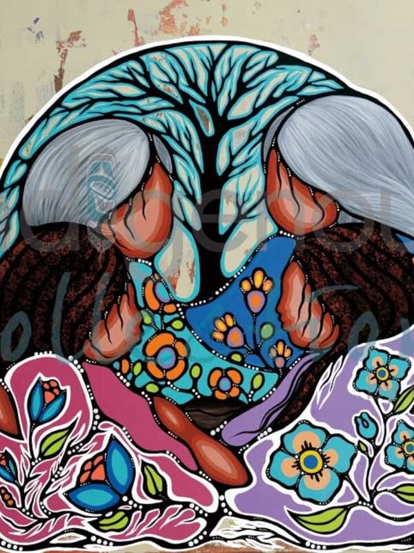Art Cards 6" x 9" Tree of Knowledge by Jackie Traverse