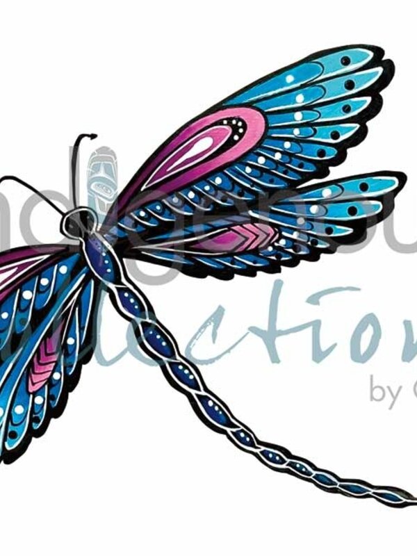 Art Cards 6" x 9" Dragonfly Drift
