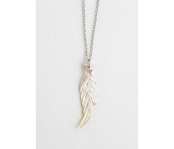 Mother of Pearl Pendant - Feather