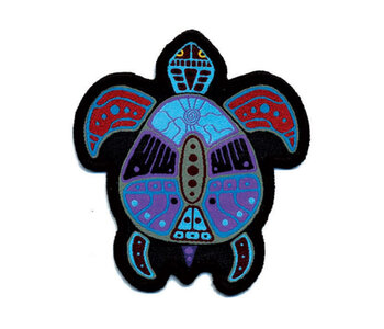 Small Embroidered Patch - Turtle by Jason Adair