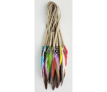 Feather Accessory Hanger 7" Assorted colours