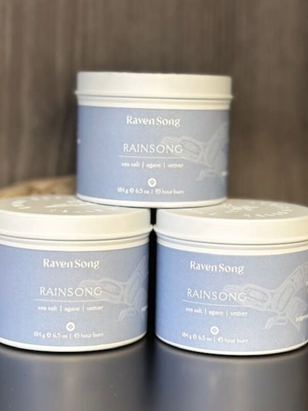 Raven Song Hand poured  - Candle Rainsong