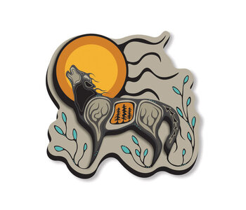 3D Magnet - Wolf (Ma'iingan) by Storm Angeconeb