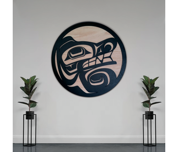 8" Wall Plaque - Wolf II by Raven Wolden