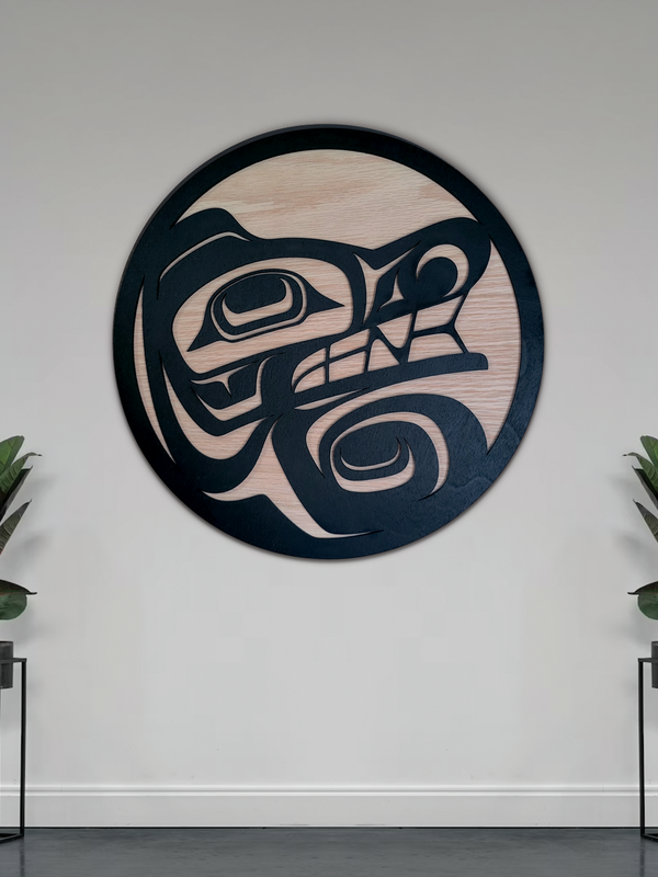 8" Wall Plaque - Wolf II by Raven Wolden