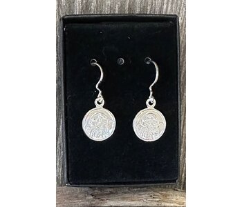 Silver Cast Moon Beam Earrings