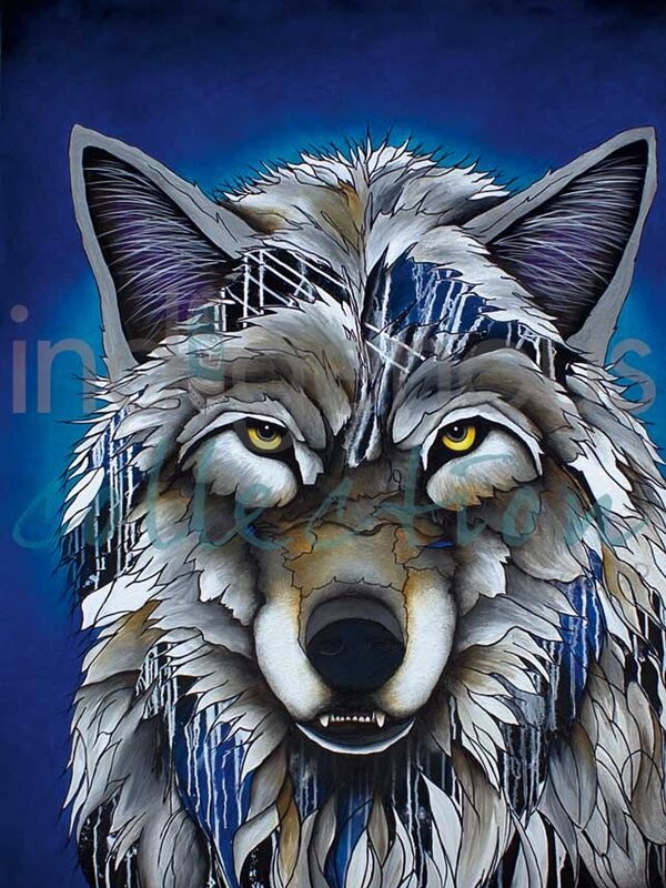 9"x6" Art Card - Guardian by Micqaela Jones