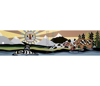 Bookmark Bear, Whale and Sun by Brandy Taylor