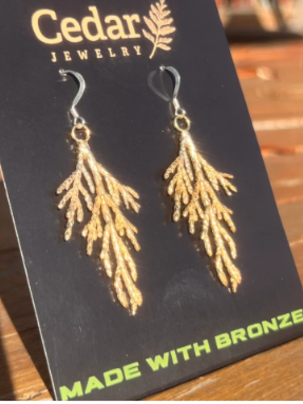 Bronze Cast Earrings med. by Michael Hill