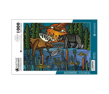 1000 Piece Puzzle - All my Relatives by Storm Angeconeb
