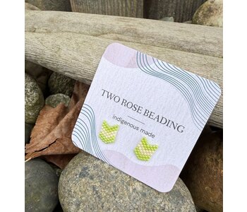 Small Beaded Stud Earrings by Jenn Carman