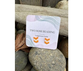 Small Beaded Stud Earrings by Jenn Carman