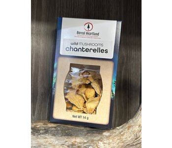 Dried Chanterelle Mushrooms from Boreal Heartland