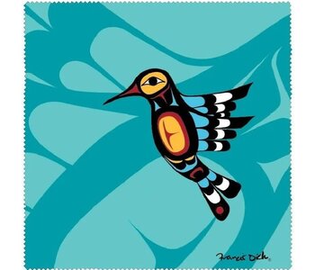 Microfibre Glass Cleaner Hummingbird by Francis Dick