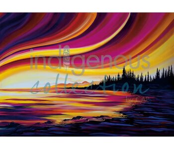 Matted & Framed art card - The Calm by Shawna Boulette Grapentine
