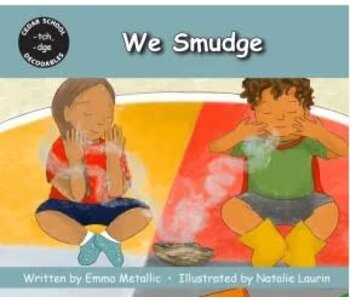 We Smudge book by Cedar School Decodables
