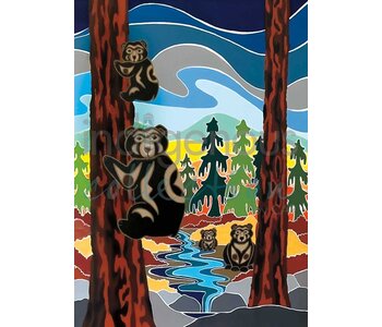 Framed Art Card  There's Something About Bears by Shelley Davies