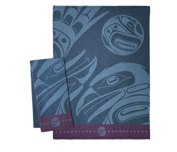 Tea Towel - Raven Moon by Allan Weir