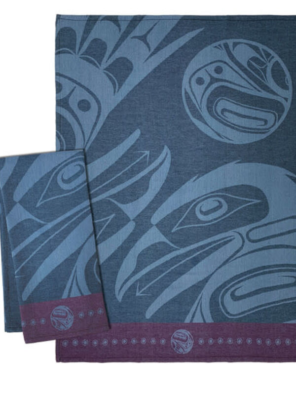Tea Towel - Raven Moon by Allan Weir