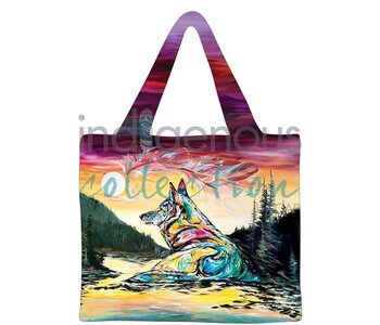 Reusable shopping bag Lone Wolf by Carla Joseph