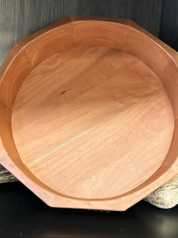 Octagon Hand crafted tray by Maurice Lenglet
