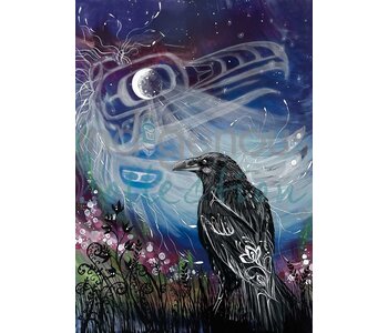 Matted & Framed Art card - Midnight Whispers by Karen Erickson