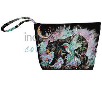Small Canvas Tote Bag Hummingbear by Carla Joseph
