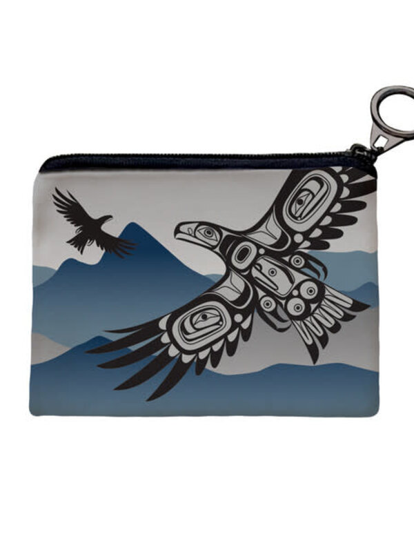 Coin Purse - Soaring Eagle by Corey Bulpitt