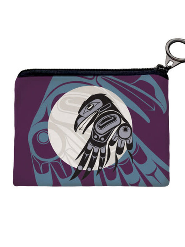 Coin Purse - Raven Moon by Allan Weir
