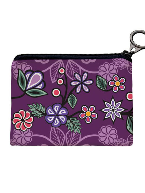 Coin Purse - Ojibwe Florals by Storm Angeconeb