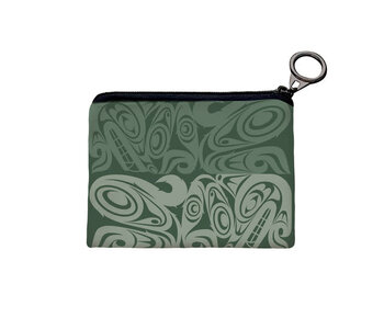 Coin Purse - Urban Wolf by Maynard Johnny, Jr,