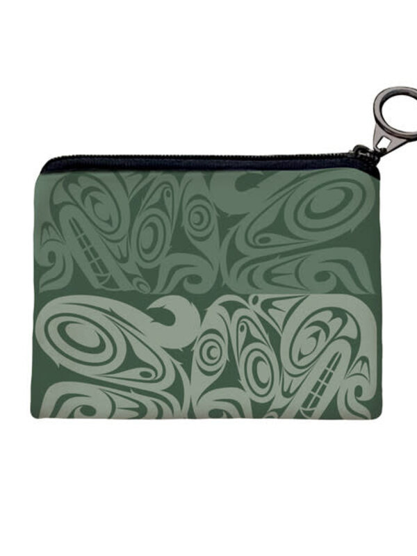 Coin Purse - Urban Wolf by Maynard Johnny, Jr,