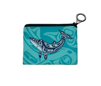Coin Purse - Humpback Whale by Gordon White