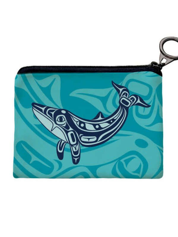 Coin Purse - Humpback Whale by Gordon White