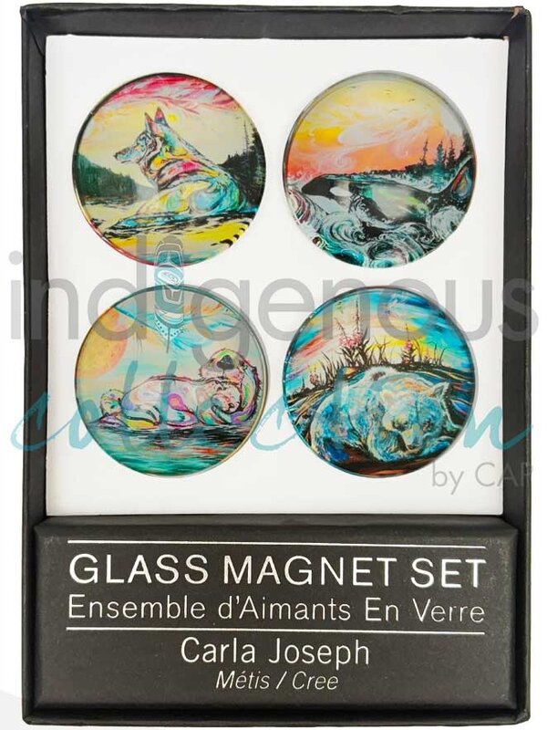 Glass Magnet Set - Art by Carla Joseph